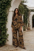 PANTALON À IMPRIMÉ FLORAL