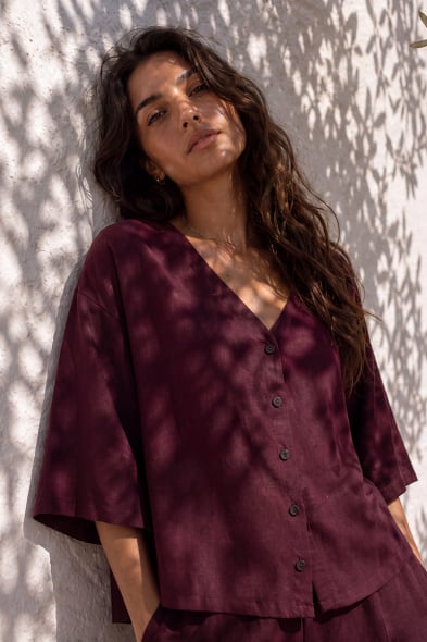 CHEMISE FLUIDE À BOUTONS