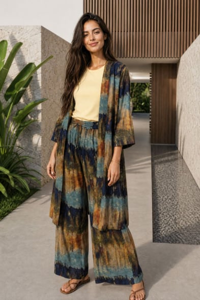 KIMONO LONG IMPRIMÉ